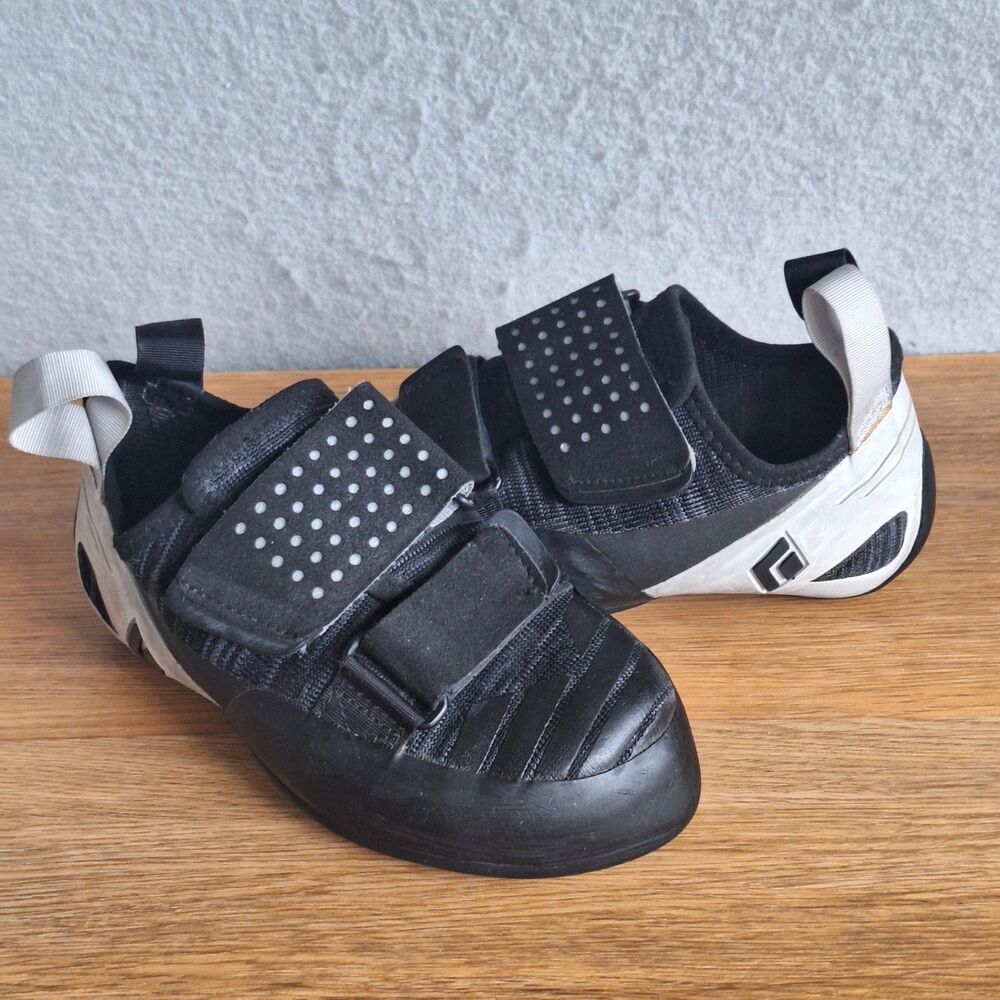 Black Diamond Zone Rock Climbing Shoes Men Youth 5 Womens 6 37 EU Black White